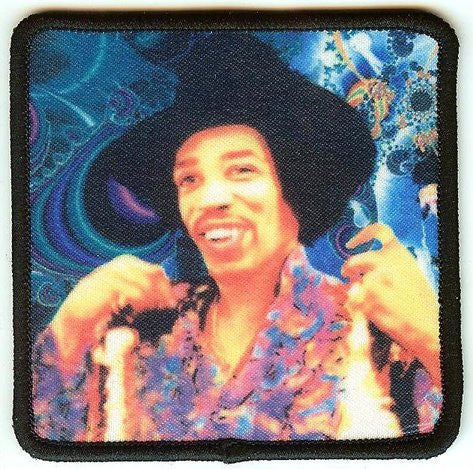 Jimi Hendrix Iron-On Patch Style