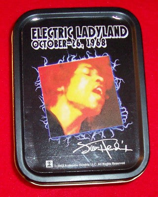 Jimi Hendrix Metal Tin Electric Ladyland 3" x 4"