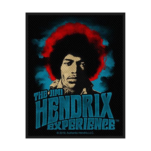 Jimi Hendrix Sew On Patch Rectangle Experience Logo