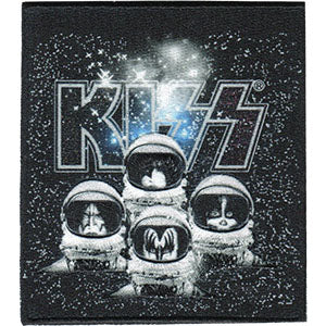 Kiss Iron-On Patch Astronauts In Space Logo