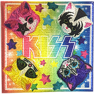 Kiss Iron-On Patch Kittens Logo