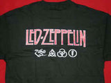 Led Zeppelin T-Shirt Stairway To Heaven Black Size Youth Large
