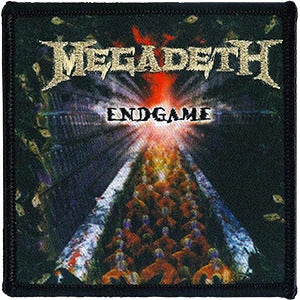 Megadeth Iron-On Patch Square Endgame Logo