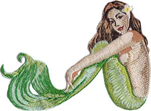 Mermaid Iron-On Patch