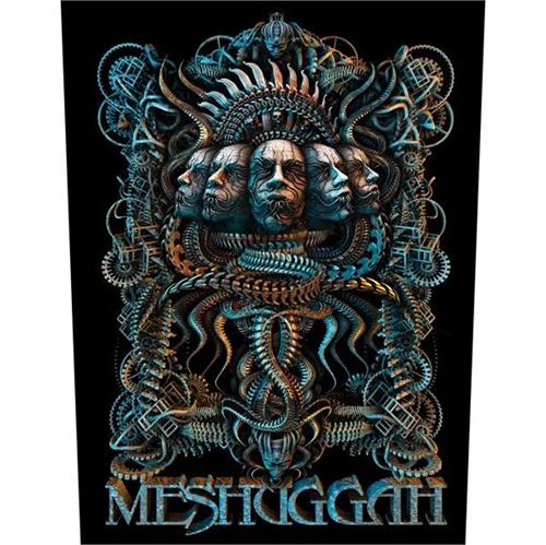 Meshuggah Sew On Canvas Back Patch Five Faces