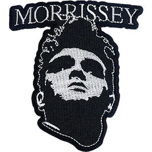 Morrissey Iron-On Patch White Face Logo