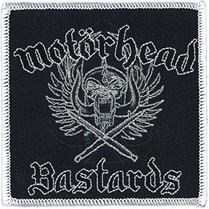 Motorhead Iron-On Patch Square Bastards Logo