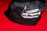 MySpace Van's Warped Tour Combat Hat Black Size Large