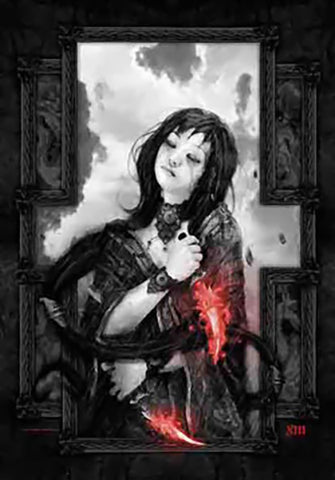 Nekro Poster Flag Eyes Tapestry