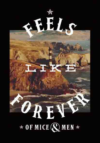 Of Mice & Men Poster Flag Feels Like Forever Lighthouse
