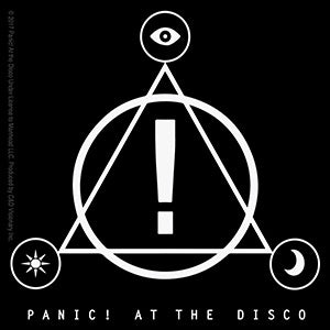 Panic At The Disco Vinyl Sticker Triangle  Logo