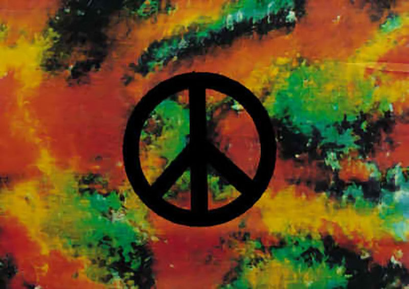 Peace Sign Poster Flag Psychedelic Logo Tapestry