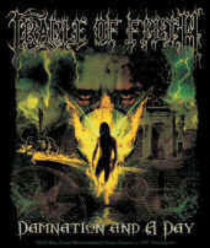 Cradle Of Filth Vinyl Sticker Damnation Logo 
