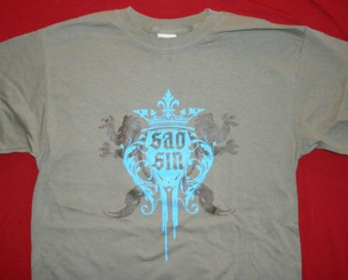 Saosin T-Shirt Crest Logo Tan Size XL Rock Band New
