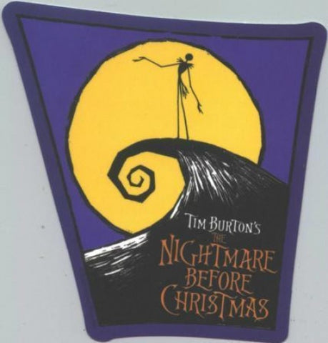 Nightmare Before Christmas Vinyl Sticker Poster Logo