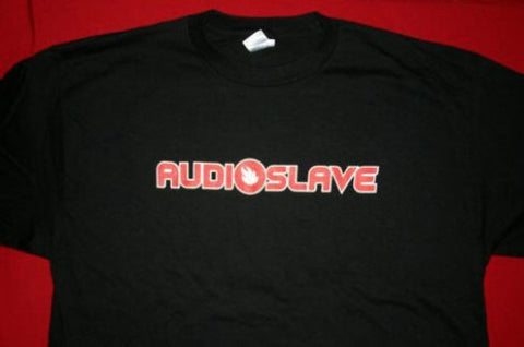 Audioslave Babydoll T-Shirt Letters Logo Black Size Junior Large 