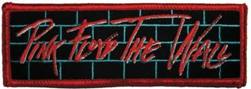 Pink Floyd Iron-On Patch The Wall Blocks Logo