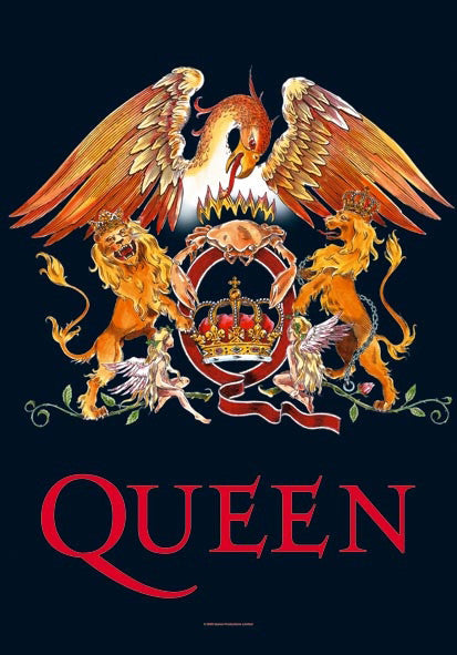 Queen Poster Flag Crown Crest Logo Tapestry
