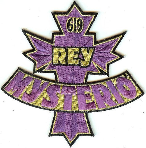 Rey Mysterio Iron-On Patch 619 Logo WWE Wrestling