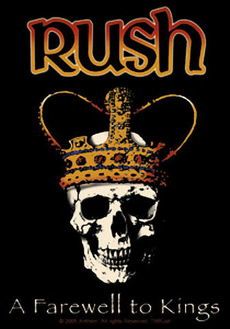 Rush Vinyl Sticker Farewell To Kings Logo