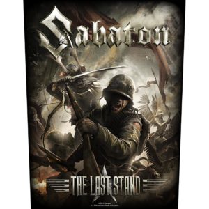 Sabaton Sew On Canvas Back Patch The Last Stand