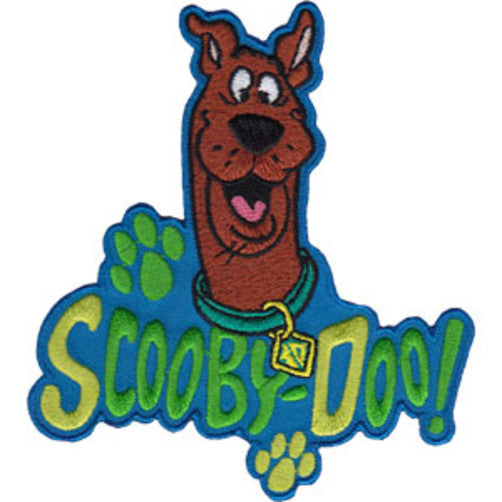 Scooby-Doo Iron-On Patch Paw Prints Logo