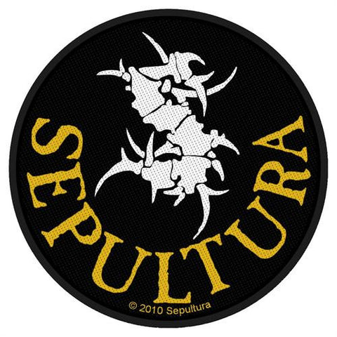 Sepultura Sew On Patch Round Logo