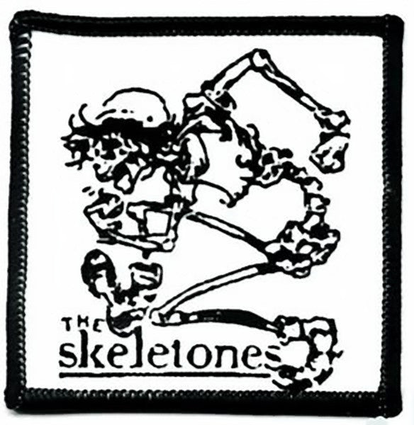 The Skeletones Iron-On Patch Skeleton Logo 