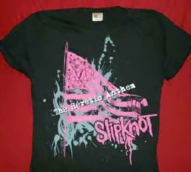 Slipknot Babydoll T-Shirt The Heretic Anthem Black Size Junior XL