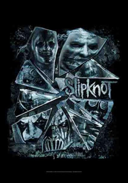 Slipknot Poster Flag Broken Glass Tapestry