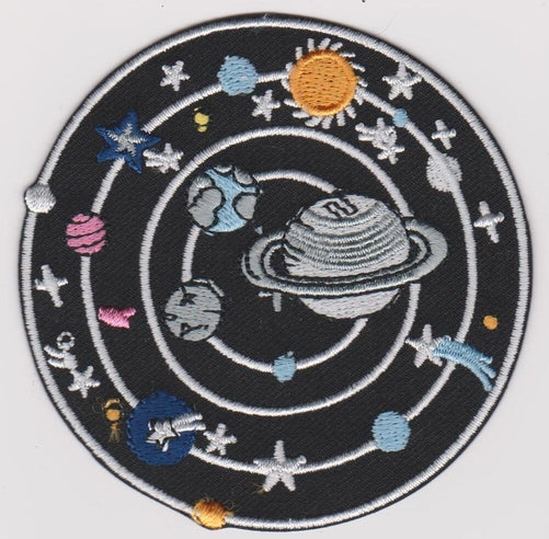 Solar System Iron-On Patch