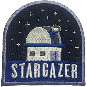 Stargazer Iron-On Patch Observatory Logo