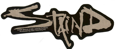 Staind Vinyl Sticker Chrome Letters Logo 