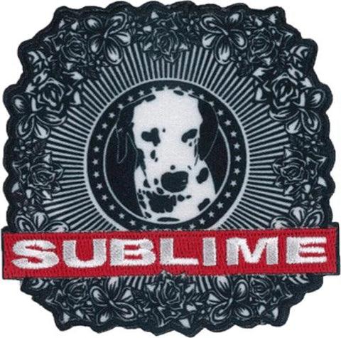 Sublime Iron-On Patch Lou Dog Logo