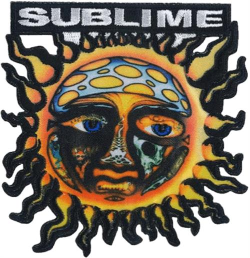 Sublime Iron-On Patch Sun Logo