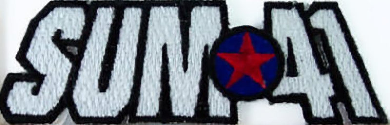 Sum 41 Iron-On Patch Star Letters Logo