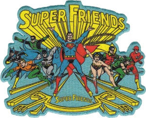 Super Friends Iron-On Patch