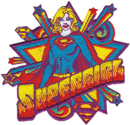 Supergirl Iron-On Patch Stars Logo