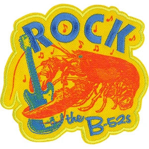The B-52s Iron-On Patch Rock Lobster Logo