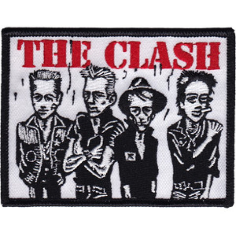 The Clash Iron-On Patch Band Caricature Logo