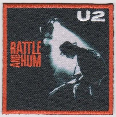 U2 Iron-On Patch Rattle And Hum Logo