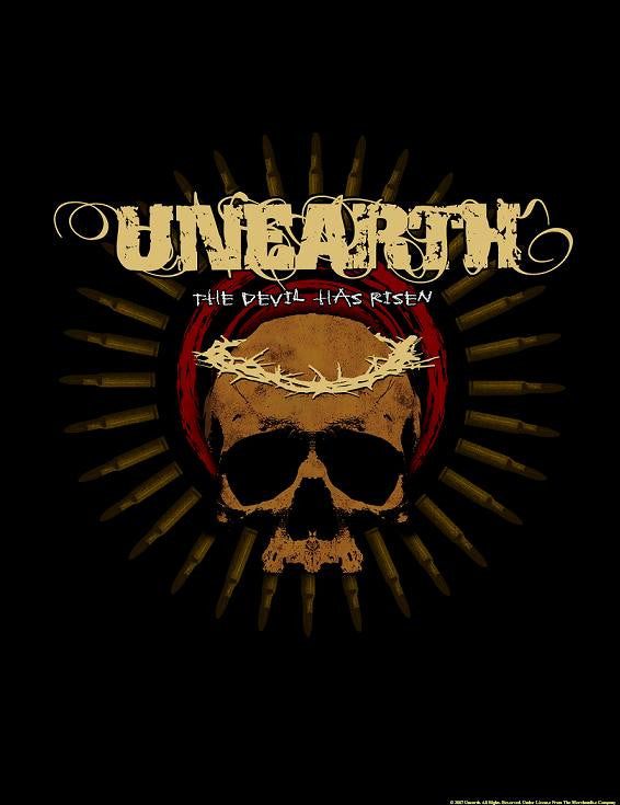 Unearth Poster Flag Devil Has Risen Tapestry
