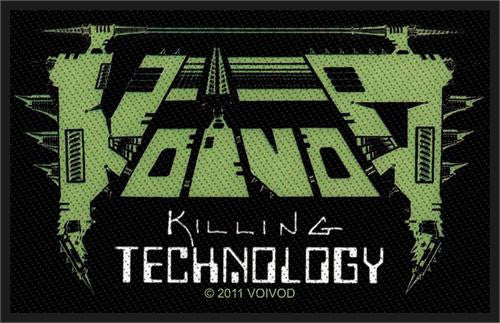 Voivod Sew On Patch Killing Technology Logo