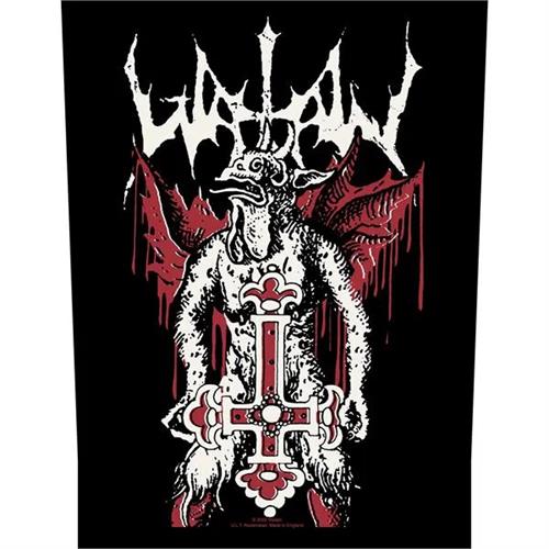 Watain Sew On Canvas Back Patch Inverted Cross