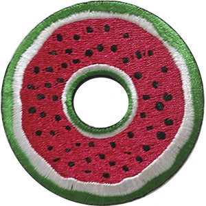 Watermelon Fruit Ring Iron-On Patch