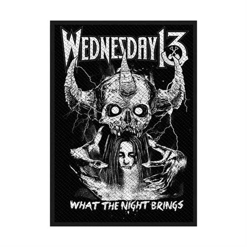 Wednesday 13 Sew On Patch What the Night Brings