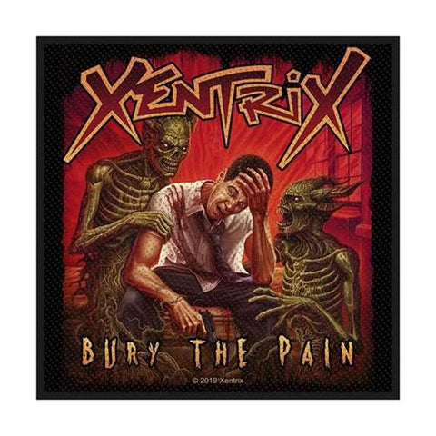 Xentrix Sew On Patch Bury The Pain Logo